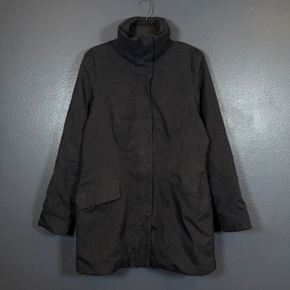 Marmot M women’s gray down jacket parka